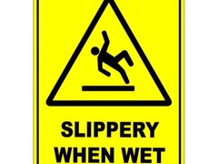 Slippery When Wet Sign